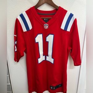 New England Patriots Vintage Red Jersey